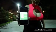 Angelina Castro - La pornostar cubana BBW prende un sacco di sperma in faccia!