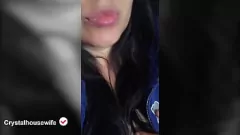 Oynat Büyük titmiş üvey-mom Crystal'in mükemmel kıçı ve kedi