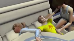 Play Hidden Blowjob Ends in Alien Threesome